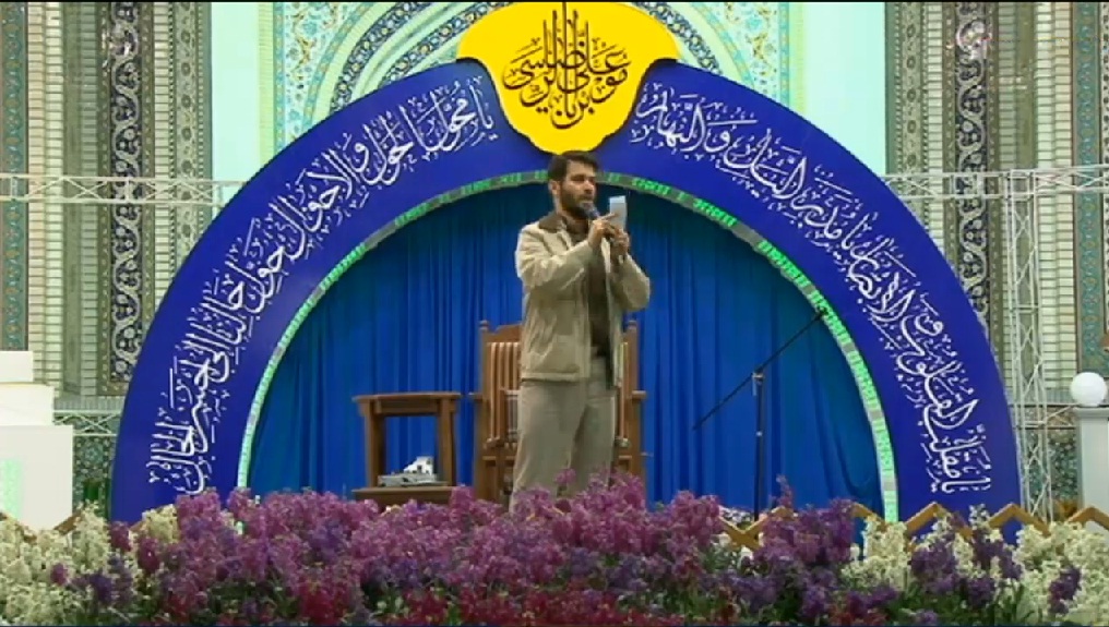  شب میلاد امام باقر در حرم رضوی