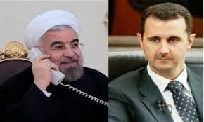 حجت الاسلام حسن روحانی و بشار اسد