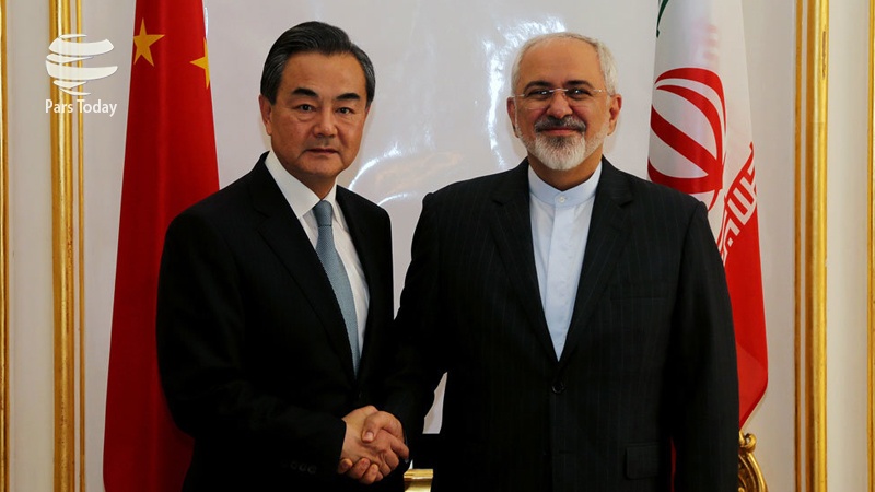 ایران اور چین کے وزرائے خارجہ