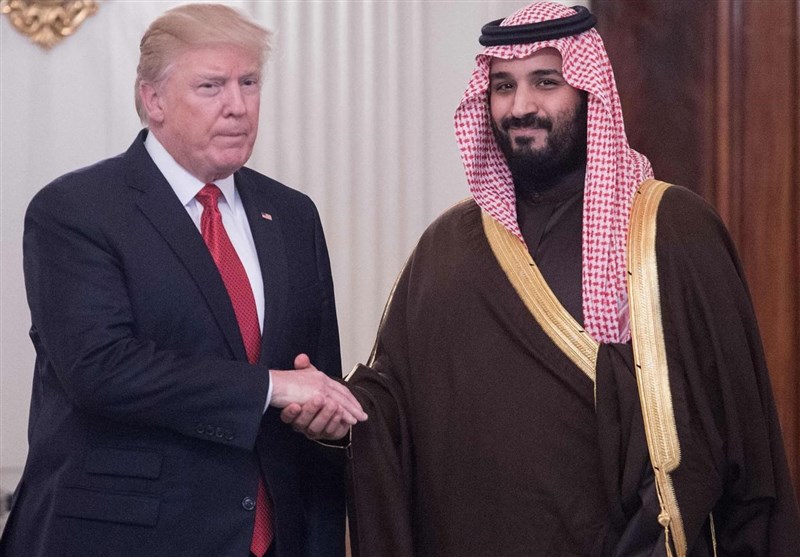 ترامپ و بن سلمان آمریکا و عربستان سعودی