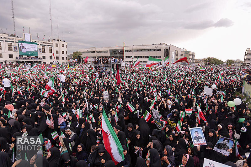 تجمع حامیان حجت الاسلام و المسلمین رئیسی در مشهد