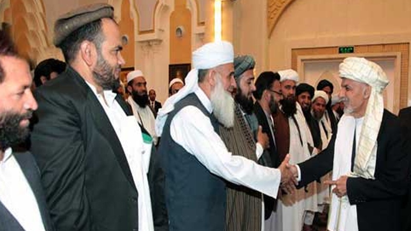 افغان صدر کی ملک  کے شیعہ و سنی علما ملاقات