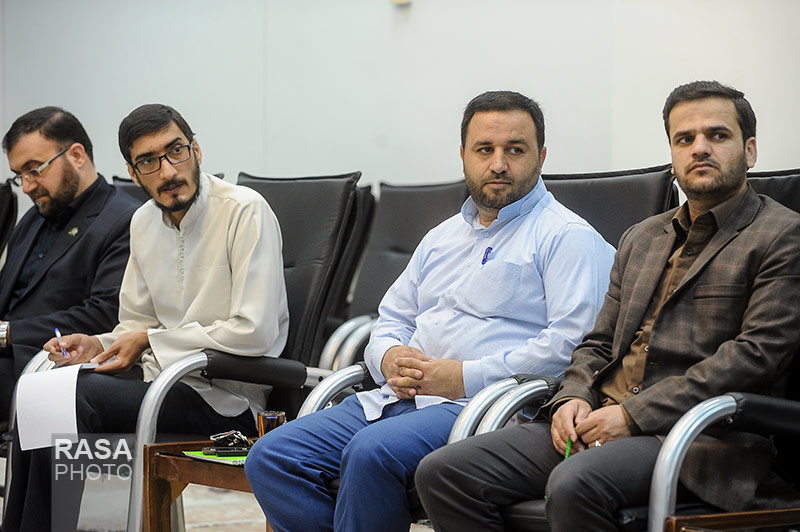 آیت الله سعیدی امام جمعہ قم رسا نیوز ایجنسی کے وفد سے ملاقات کی