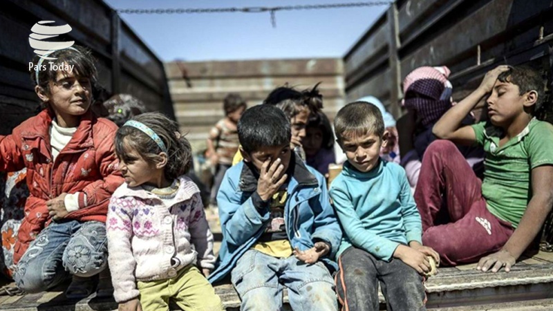 داعش کے زیرتسلط علاقے کے بچے