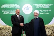 روحانی در دیدار رییس جمهور آذربایجان