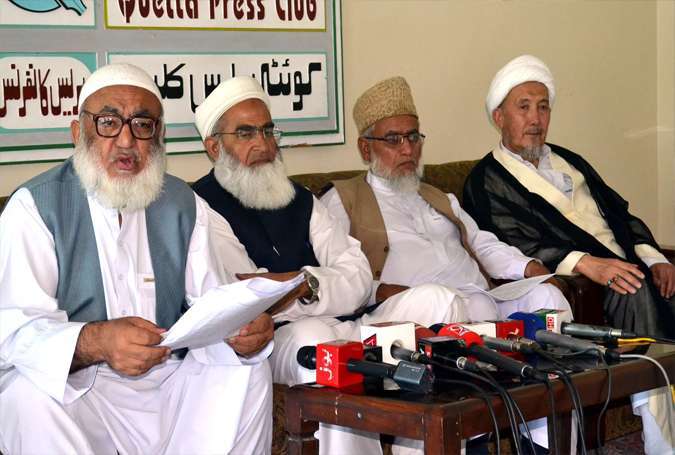 کوئٹہ پاکستان کے سنی و شیعہ علما