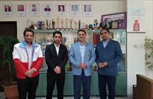 دیدار لیموچی دبیر کل مجمع دوستی جوانان با دکتر حبیی ریاست سازمان جوانان هلال احمر