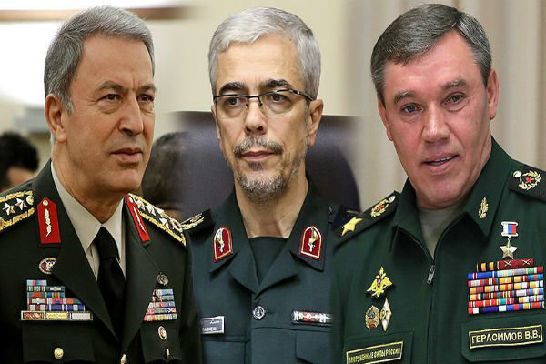  ایران، روس اور ترکی کے فوجی سربراہان