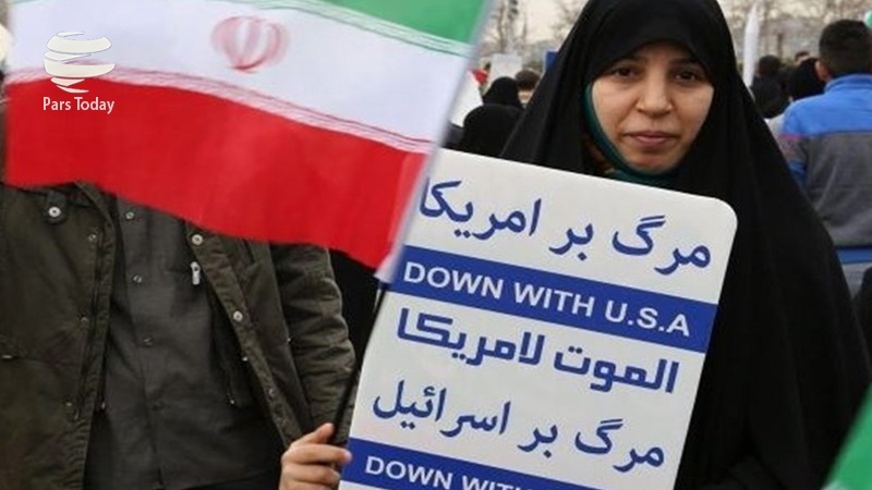  ٹرمپ کے خلاف  ایران میں مظاہرے