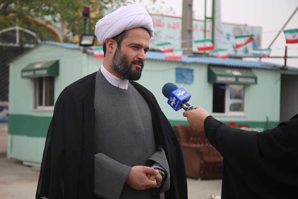 حجت الاسلام حسین‌پور، مسؤول امور اعزام مبلغین اوقاف استان تهران