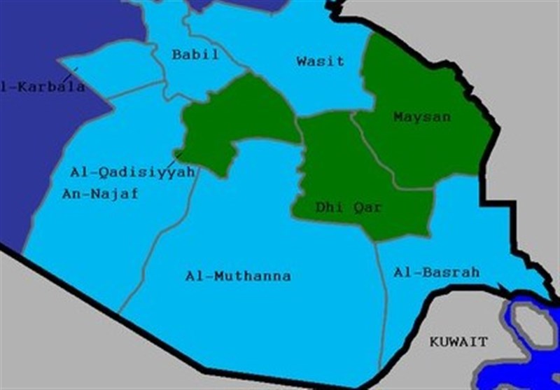 استان های شیعه نشین عراق