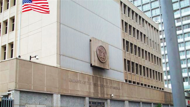 مقبوضہ بیت المقدس میں امریکی سفارت خانہ