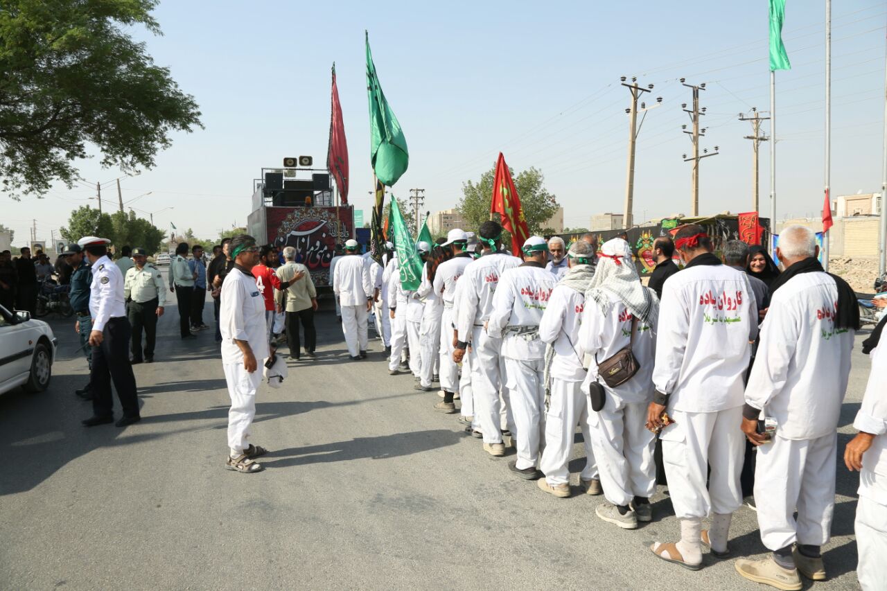 کاروان پیاده روی انصارالحسین مشهذمقدس