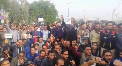 حضور طلاب اهوازی در میان کارگران نیشکر هفت تپه