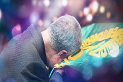 نوحه‌خوانی حاج حسین سازور در منزل حاج‌قاسم