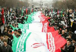 رویترز: ایرانی‌ها چهل‌و‌یکمین سالگرد پیروزی انقلاب اسلامی را گرامی داشتند
