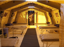 بیمارستان صحرایی سپاه در بندرعباس به زودی به بهره‌برداری می‌رسد