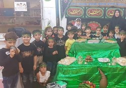 برگزاری برنامه عزاداری و سینه‌زنی کودکان عاشورایی بوشهر