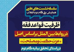 نشست علمی ظرفیت قواعد فقه در تحقق گام دوم انقلاب اسلامی