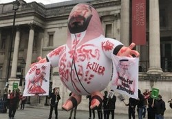 تظاهرات علیه ولیعهد سعودی در لندن