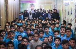بازدید امام جمعه اهواز از مدارس ادبستان