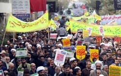 راهپیمایی یوم الله ۱۳ آبان در بیش از ۶۰ نقطه خوزستان برگزار شد