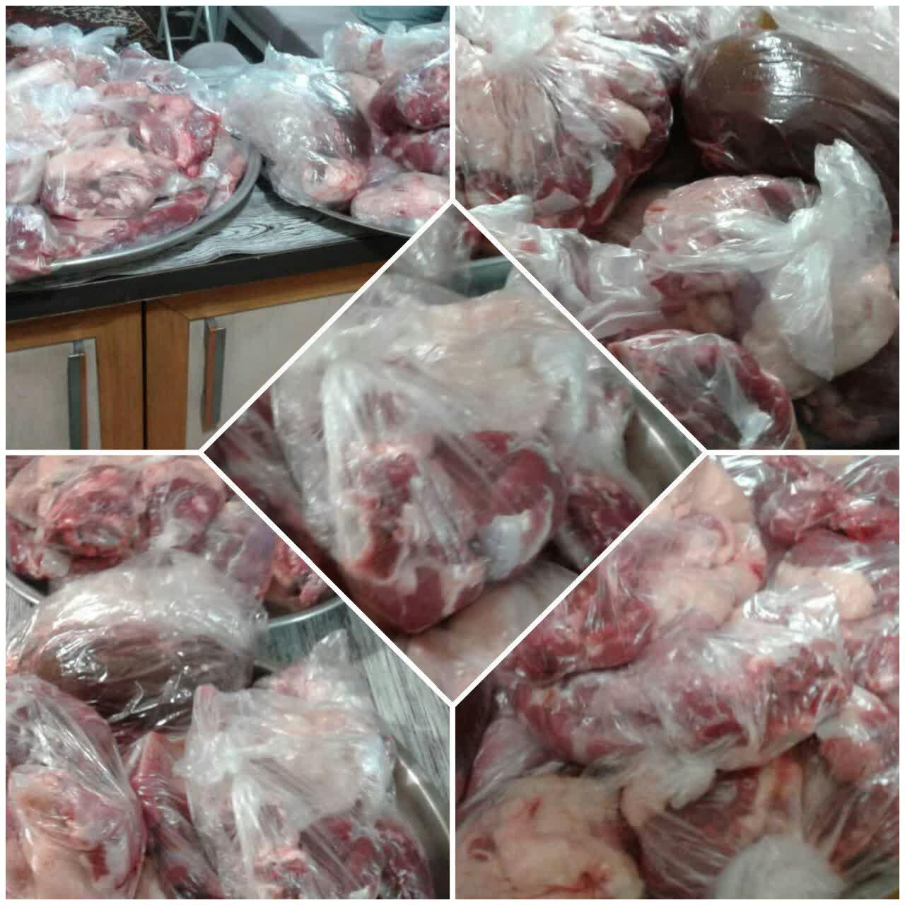 توزیع 100 بسته گوشت قربانی بین نیازمندان تهرانی