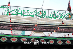 سیاه پوش شدن حرم حضرت رقیه