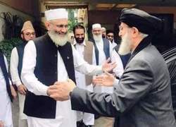 امیر جماعت اسلامی پاکستان با نخست وزیر سابق افغانستان دیدار کرد