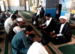 برگزاری مراسم بزرگداشت آیت الله حسن زاده آملی در پاکستان + تصویر