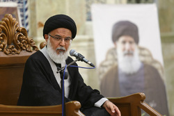 مراسم ختم آیت الله فاطمی‌نیا در مسجد اعظم قم