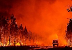 اعزام نیرو از کشورها مختلف برای مقابله با آتش سوزی‌های گسترده در فرانسه