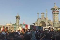 مراسم تشییع و خاکسپاری طلبه شهید مدافع امنیت در قم برگزار شد + عکس و فیلم