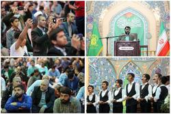 بزرگداشت شهدای مدافع امنیت در حرم حضرت معصومه + تصاویر