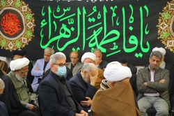 مراسم اولین سالگرد درگذشت همسر آیت الله فاضل لنکرانی برگزار شد