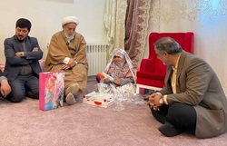 دیدار استاد انصاریان با خانواده شهید مدافع حرم حبیب‌الله شیری