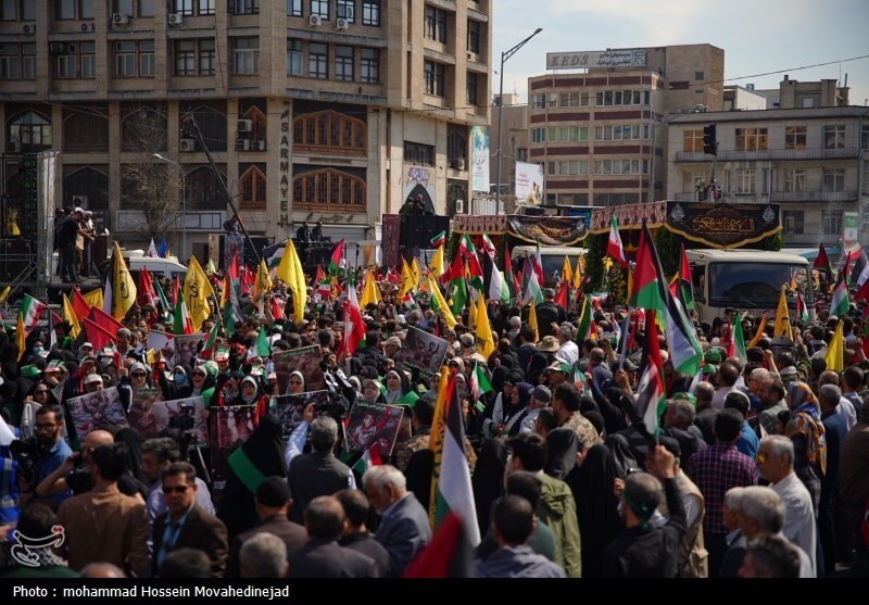 خروش ایرانی‌ها در راهپیمایی روز جهانی قدس