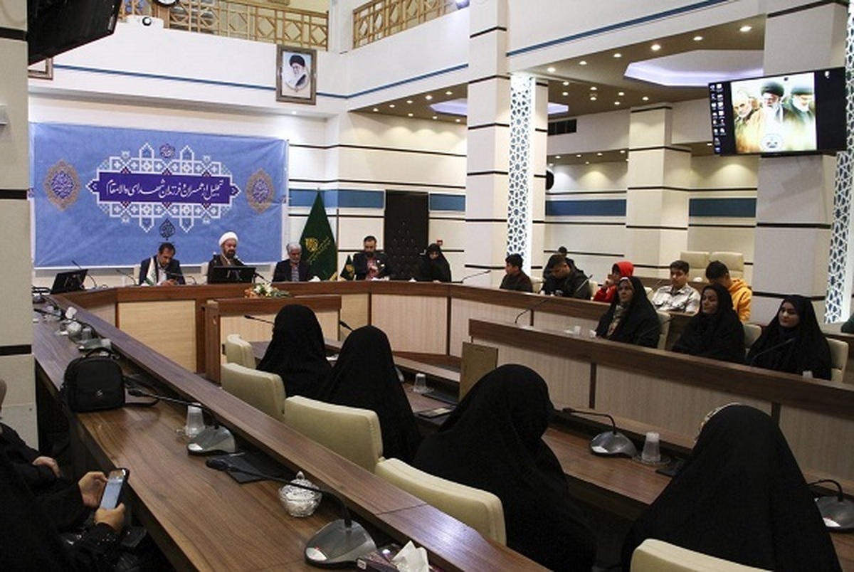 دیدار همسران و فرزندان شهدای اخیر فارس با تولیت حرم مطهر شاهچراغ
