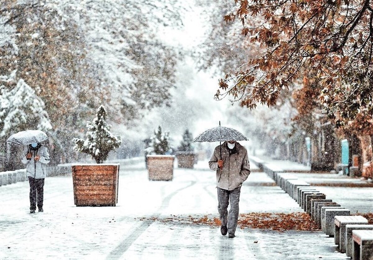 هواشناسی ایران ۱۴۰۳/۸/۶؛ هشدار بارش باران و برف در ۱۶ استان