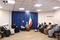 گزارشی از دیدار هیئت رئیسه مجمع نمایندگان طلاب با آیت الله اعرافی + عکس