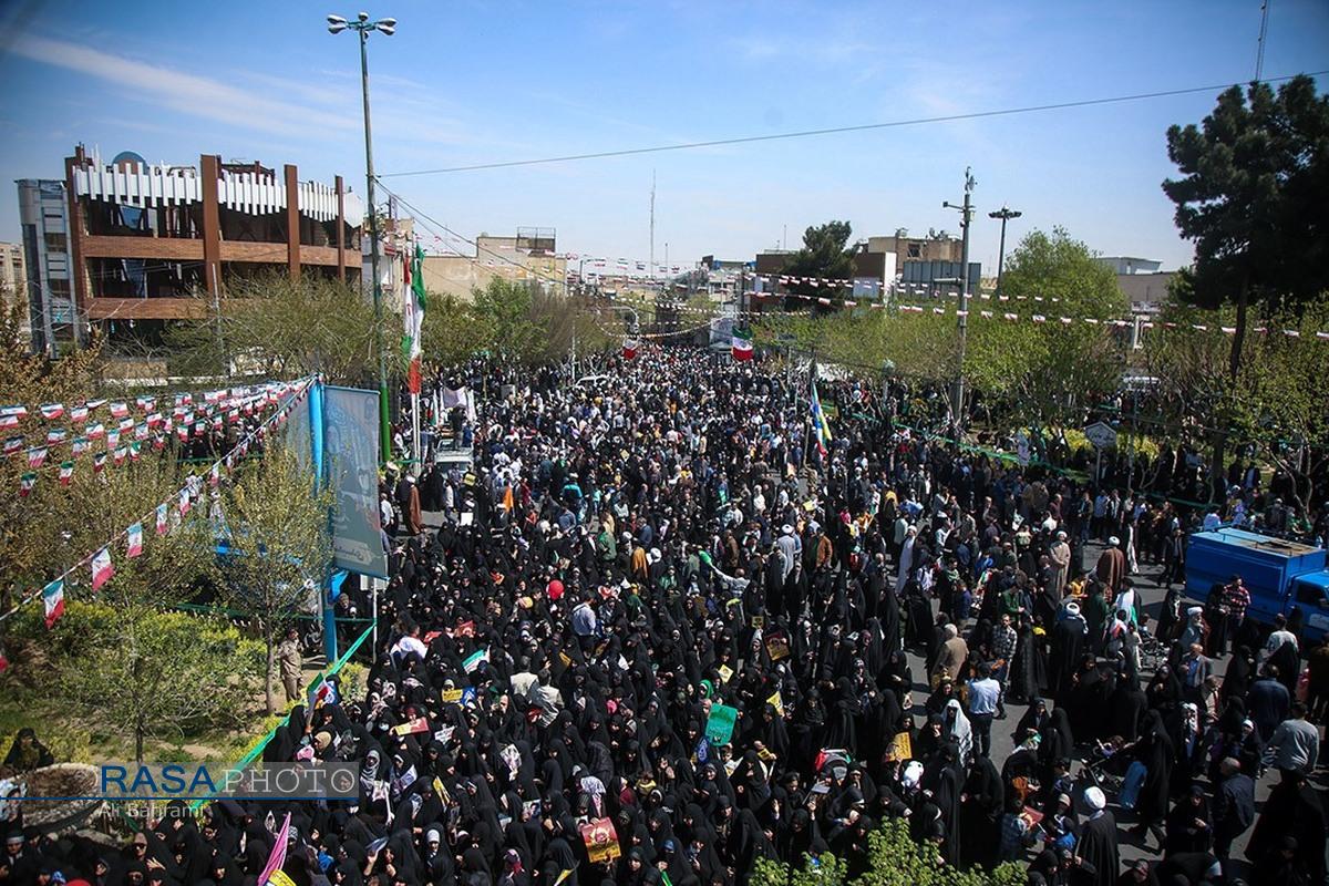راهپیمایی روز جهانی قدس در قم