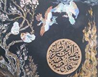 رونمایی از نگارگری تلفیقی «علیٌّ حُبُّه جُنَّة» در موزه فاطمی