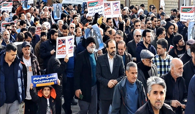 راهپیمایی کاشانی‌ها محکومیت آشوبگران و اغتشاشگران + عکس