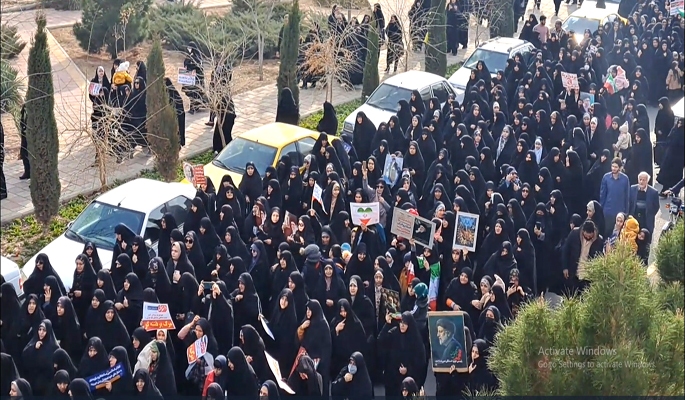 راهپیمایی کاشانی‌ها محکومیت آشوبگران و اغتشاشگران + عکس