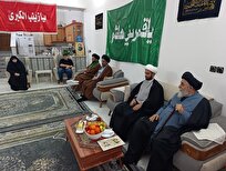 دیدار تولیت مسجد مقدس جمکران با خانواده شهید صداقت