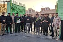 تقدیر از حافظان امنیت توسط خادمان آستان مقدس شاه سید علی