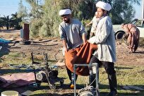 روایت حضور جهادی حوزه علمیه کهنوج در سیلاب جنوب کرمان