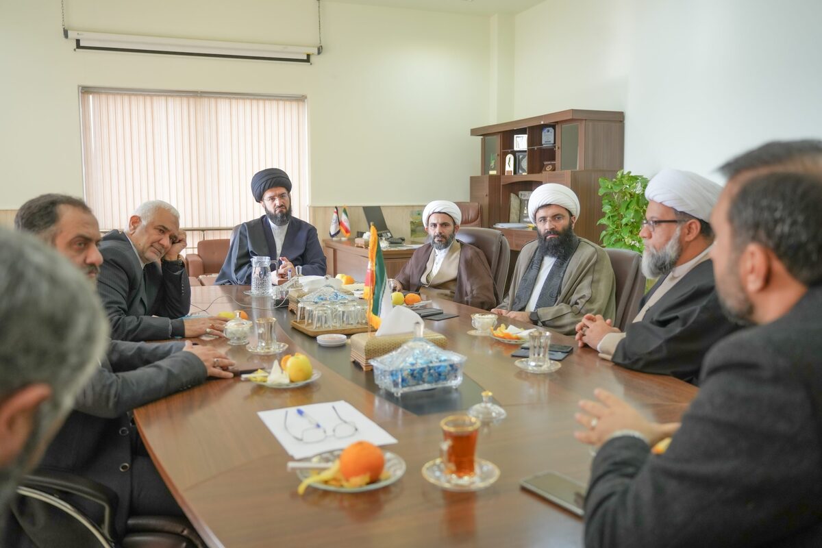 دیدار دبیر کل کنفرانس بین المللی حمایت از انتفاضه فلسطین با رئیس دانشگاه باقرالعلوم