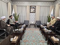 دیدار رئیس مرکز خدمات حوزه با مدیر عامل بنیاد بین المللی آبشار عاطفه ها
