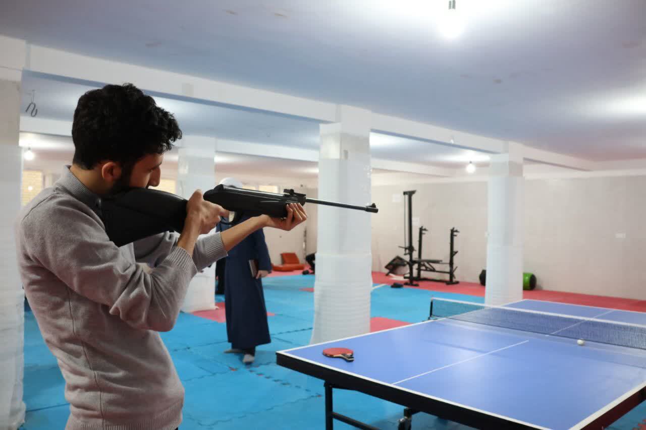 برگزاری مسابقات ورزشی طلاب مدرسه علمیه امیرالمؤمنین به مناسبت دهه فجر